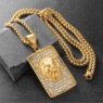 Majesty Men's Lion Head Tag Pendant, , large