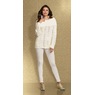 Suzie Sequin Cable Sweater, , large