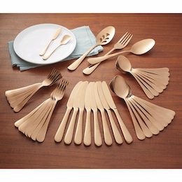 45-Piece Copper Flatware Set, , large
