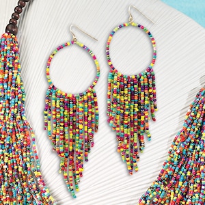 Seed-Bead Earrings, , large