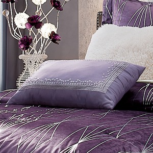 Marquis Velvet Embroidered Accent Pillow, , large