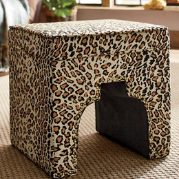 Aiona Nailhead Ottoman, , large
