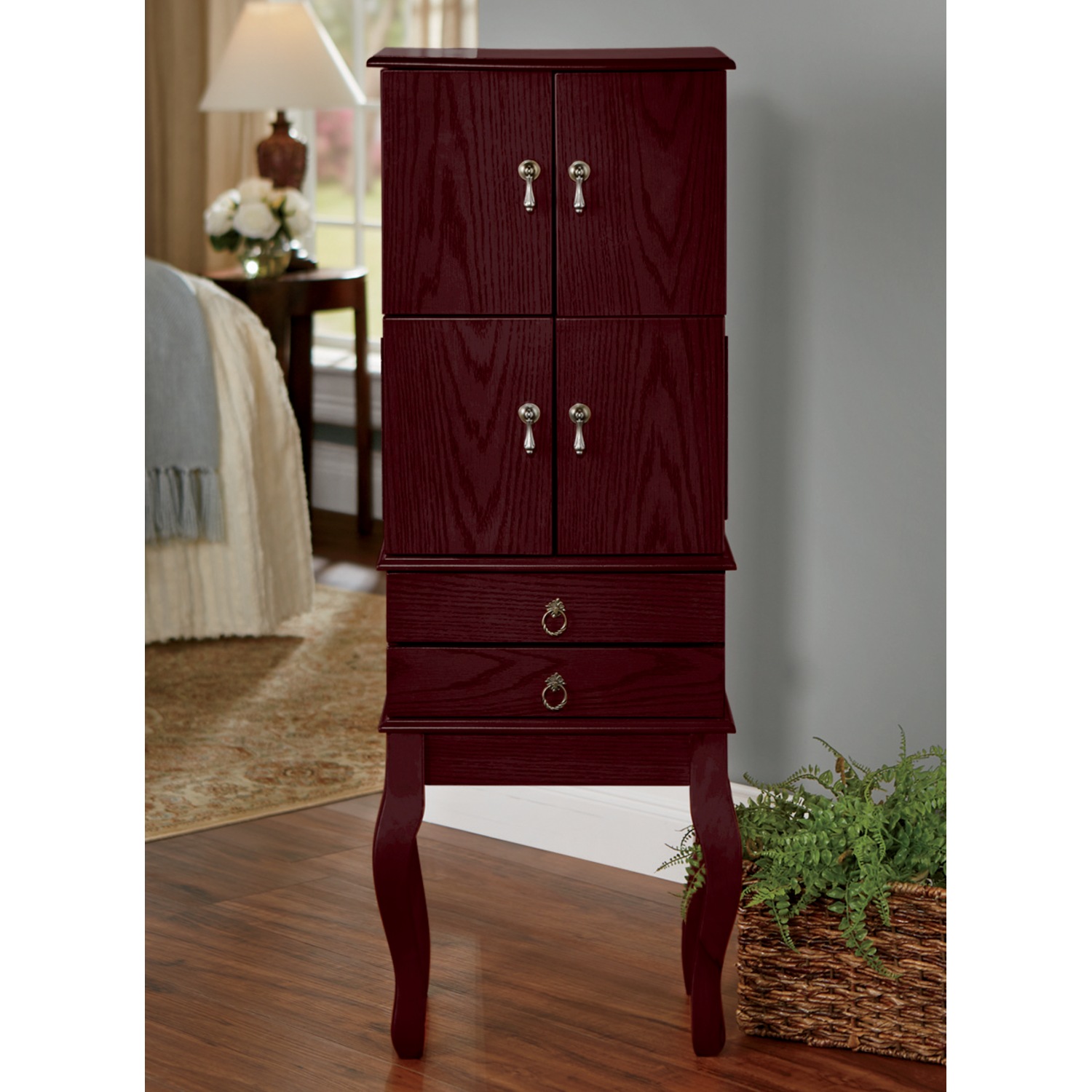 Camille Jewelry Armoire Midnight Velvet