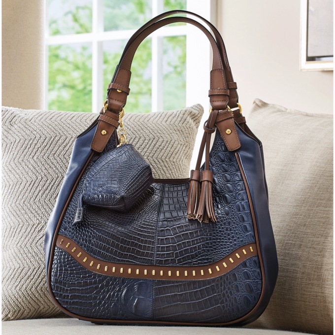 Midnight velvet handbags top