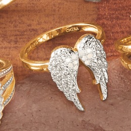 Diamond Wings Ring, , large