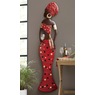 Tall African Lady Wine Holder, , large
