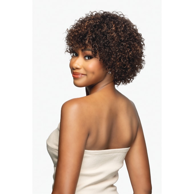Vivica Fox Dara Human-Hair Wig, Off Black Copper Blonde, large