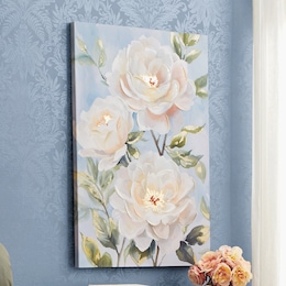 Blush Florals Embellished Wall Art, , large
