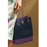 M.C. Handbags Macy Croco Bucket Bag, , large
