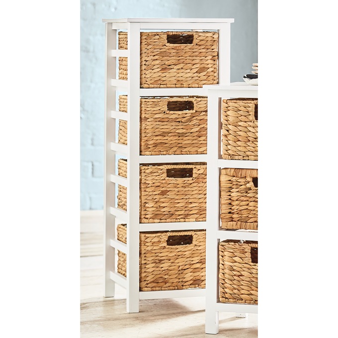 4-Tier Leslie Storage Basket Tower, , large