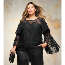 Vera Lace Blouse, , large