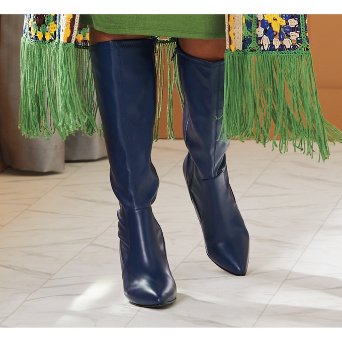 Midnight Velvet Tall Stretch Boot, , large