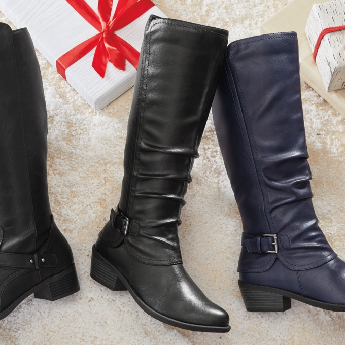 Easy Street Tenille Riding Boot, Black, large