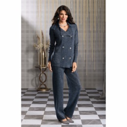 Aleyna 2-Piece Women&#39;s Sweater Set with Blazer-Style Jacket, , large