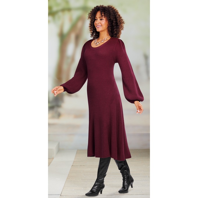 Kasey Sweater Dress, , large