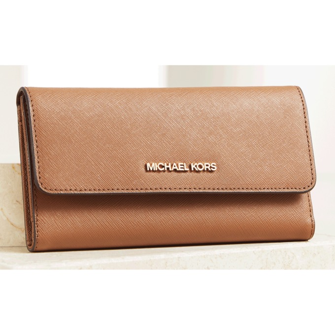 Michael Kors Jet Set Trifold Wallet, , large