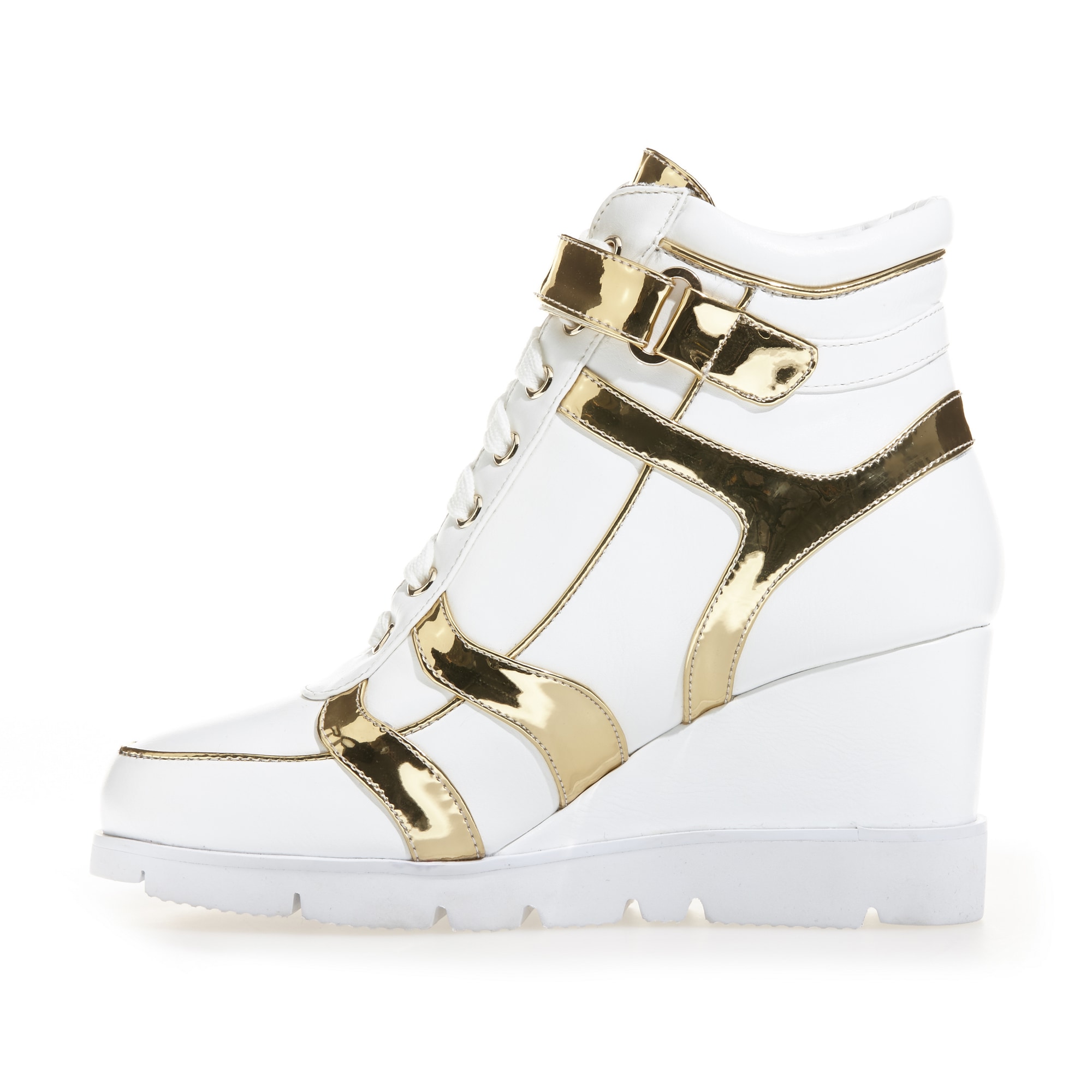 high top heel sneakers