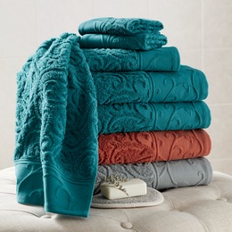 6-Piece Scroll Towel Set, , large