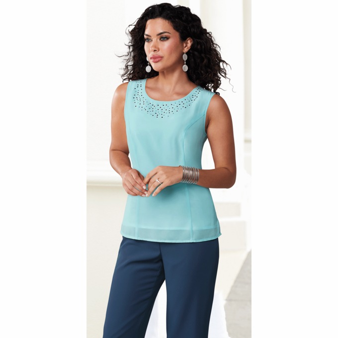 Arlette 3-Piece Pant Set, Blue Multi, large