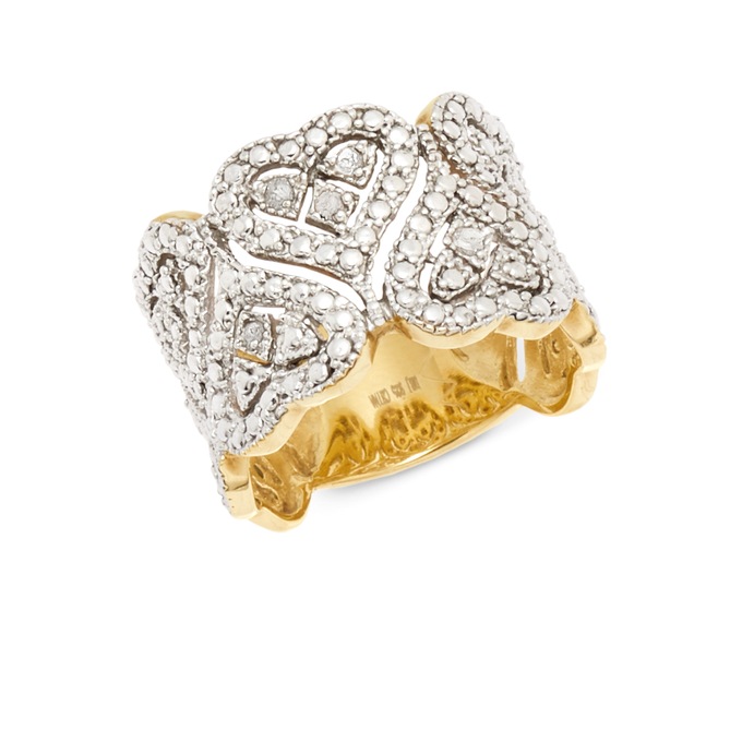 Diamond Heart Band, , large