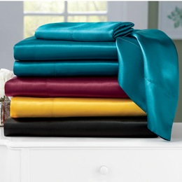 Satin Luxury Sheet Set, , large
