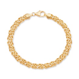 10K Gold Byzantine Bracelet, , large