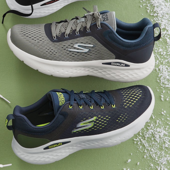 Skechers Men s GO RUN Lite Lace Up Midnight Velvet