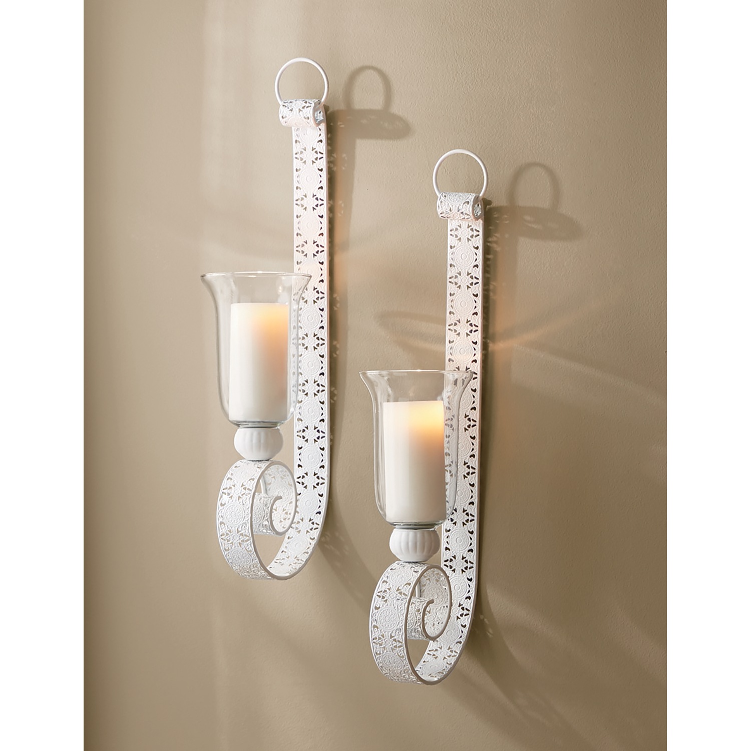 Distressed Metal Wall Sconce Midnight Velvet