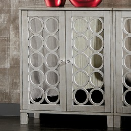 Tina Circle Mirror Cabinet, , large