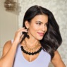 Color Ball Drop Link Necklace & Earring Set, , large