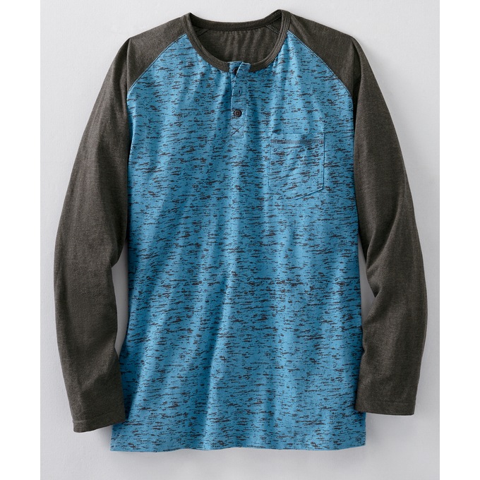 3-Pack Men's Raglan Sleeve Long-Sleeve Shirts, , large