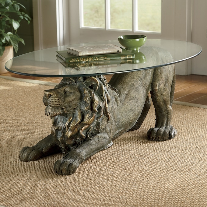 Crouching Lion Table, , large