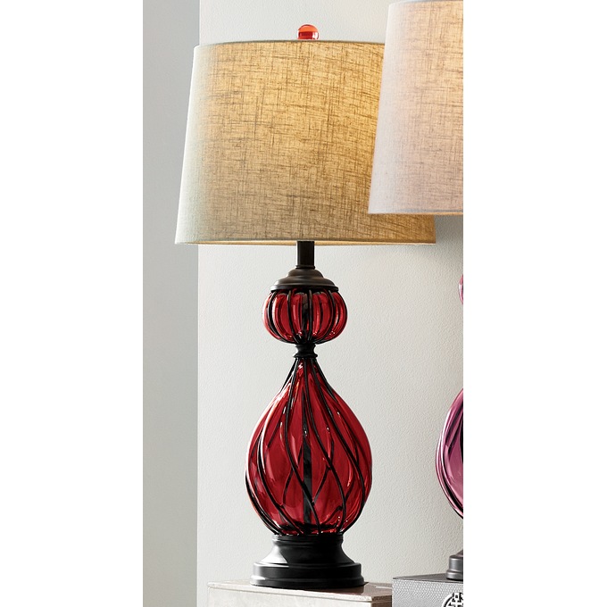 Captured Glass Table Lamp, , large