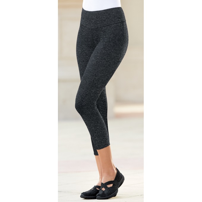 Control-Band Crop Legging, , large