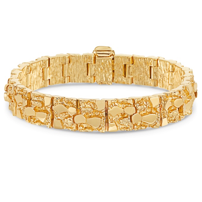 Men's Nugget Bracelet, , large