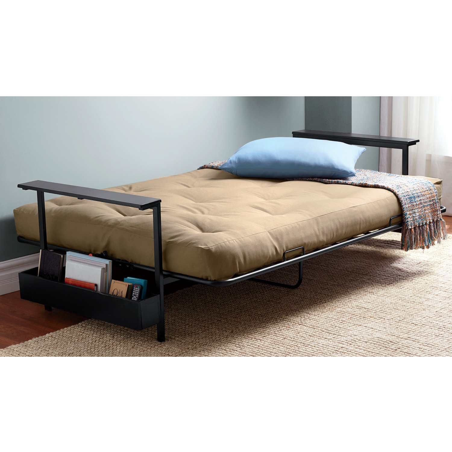 Serta Futon Mattress And Metal Futon Frame Midnight Velvet