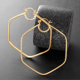 SIS Large Honeycomb Hoops, , large