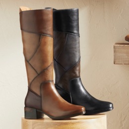 Spring Step Patchwork Boot, , large