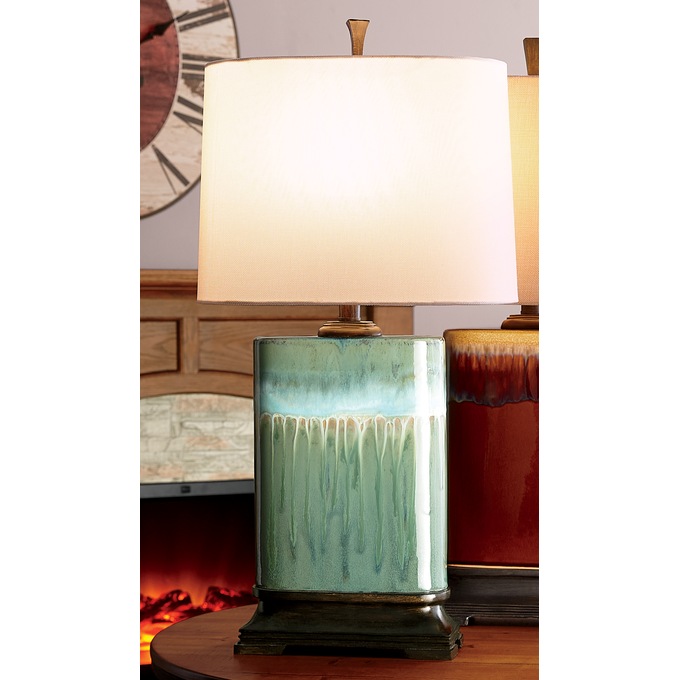 Glazed Table Lamp, , large