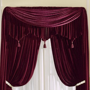 Woven Velvet Valance, , large