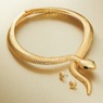 Snake Necklace and Earring Set, , large