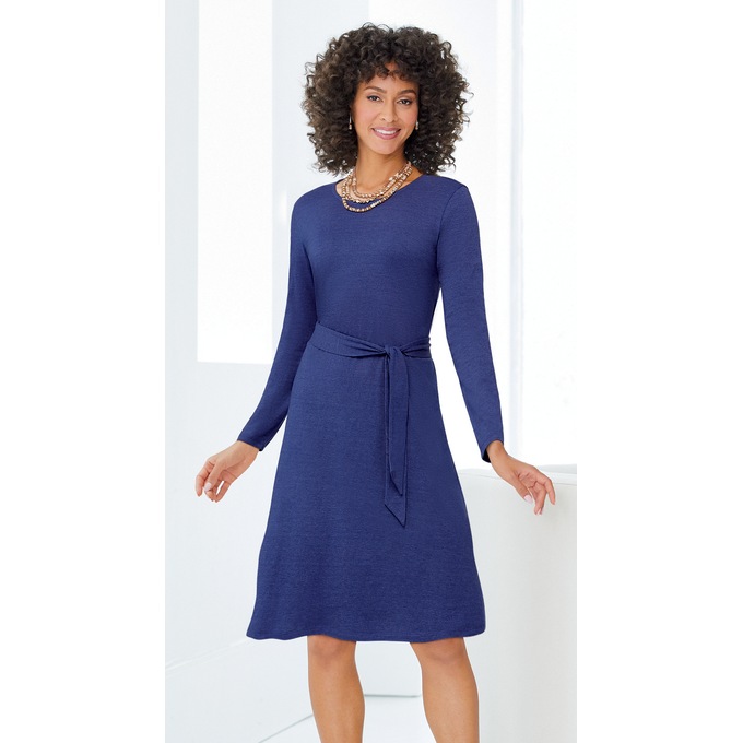 Tyler Knit A-Line Dress, , large