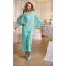 Lace Ruffle-Trim Pant Set, , large