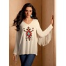 Shayanne Southwest Fringe T-Shirt, , large