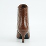 Croco Lace-Up Bootie, , large