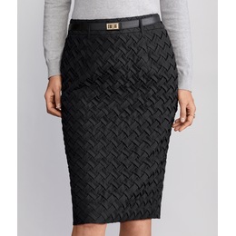 Basket weave Pencil Skirt, , large