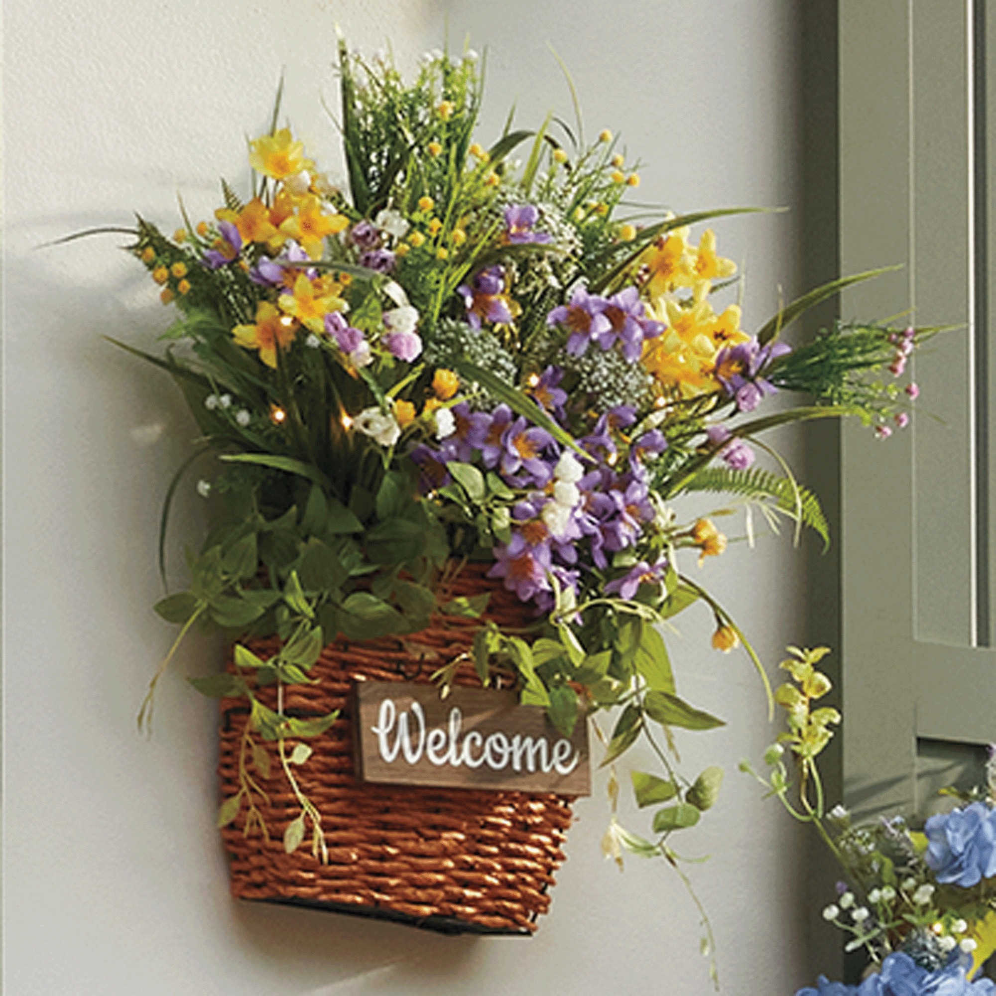 Outdoor Summertime Fun Hanging Basket, , large