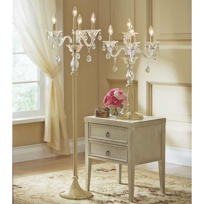Crystal Floor Lamp Candelabra Crystal Floor Lamp Candelabra