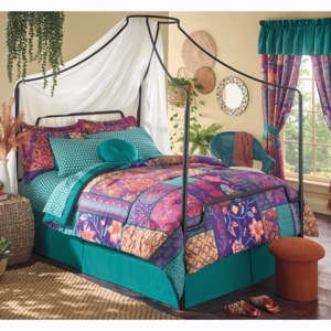 Boho Patchwork Complete Bed Set, , large