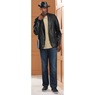 Marcus Faux-Leather Blazer, , large